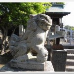 朝の散歩,その途中に狛犬悉皆調査