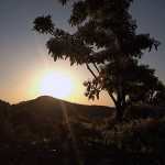 陽が昇る山 そこに美しい風景が在る