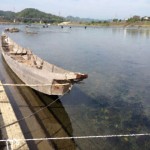 河が流れ落ちる*風物詩