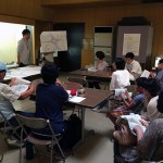 弥生集落を模型する,手作り